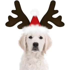 Dog Christmas Reindeer Antlers Headband Classic Elk Hat Headwear Pet Costumes Accessories pet gift