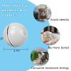 Electric Cat Toy Cat Teaser Ball Automatic Self Rotating Interactive Cat Motion Exercise Toy with Feather Bell LED Lights USB Rechargeable