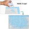 ScratchMe Super-Absorbent Waterproof Dog and Puppy Pet Training Pad; Housebreaking Pet Pad; 20-Count Large-Size; 23.6''X35.4''; Blue; Large 20pcs