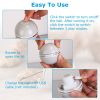 Electric Cat Toy Cat Teaser Ball Automatic Self Rotating Interactive Cat Motion Exercise Toy with Feather Bell LED Lights USB Rechargeable