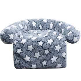 Pet Supplies Plush Kennel Sofa Blanket (Option: Gray XINGX-40x60cm500G)