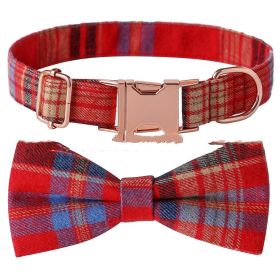 Pet Bow Dog Collar Metal Buckle (Option: Regular Style 1-S)