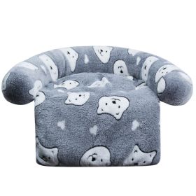 Pet Supplies Plush Kennel Sofa Blanket (Option: Gray Bear-40x60cm500G)