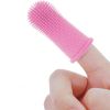 Dog Super Soft Pet Finger Toothbrush Teeth Cleaning Silicone Tooth Brush Tool Dog Cat Cleaning