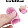 Dog Super Soft Pet Finger Toothbrush Teeth Cleaning Silicone Tooth Brush Tool Dog Cat Cleaning