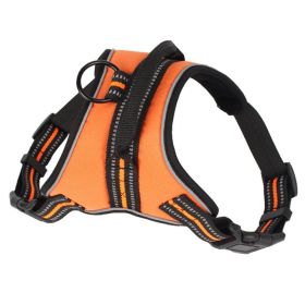 Pet Harness Medium To Large Dogs Dog (Option: Orange-M)