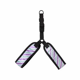 Pet Traction Chest Strap Large, Medium And Small Dogs Hand Holding Rope (Option: Diagonal Stripes-L)