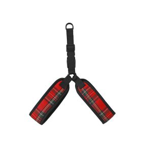 Pet Traction Chest Strap Large, Medium And Small Dogs Hand Holding Rope (Option: Red Plaid-L)